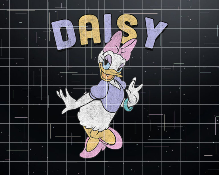 Disney Mickey And Friends Daisy Duck Simple Portrait Shirt PNG, DTF, DTG, Sublimation Design