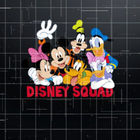 Disney Mickey And Friends Disney Squad Shirt PNG, DTF, DTG, Sublimation Design