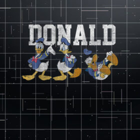 Disney Mickey And Friends Donald Duck Pose Lineup Shirt PNG, DTF, DTG, Sublimation Design
