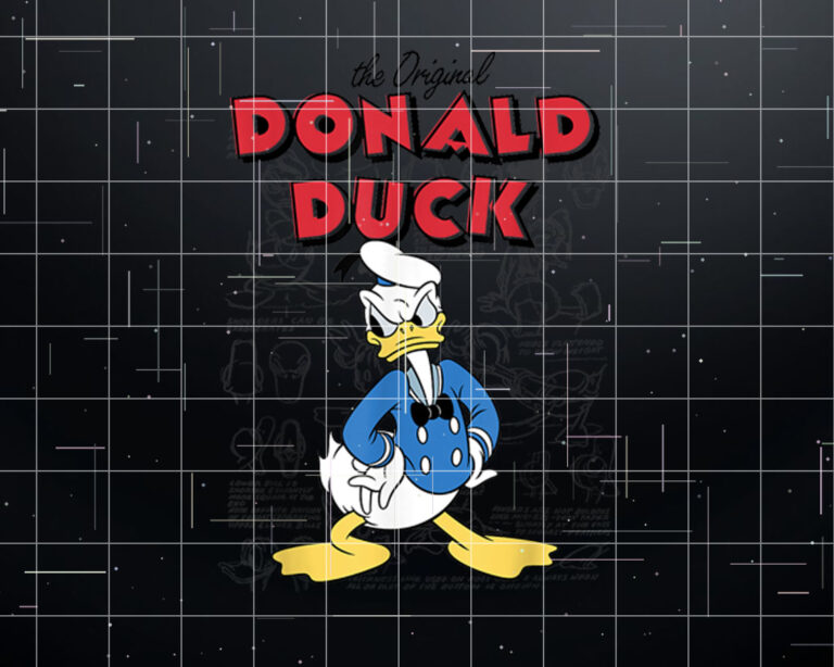 Disney Mickey And Friends Donald Duck Sketches Shirt PNG, DTF, DTG, Sublimation Design