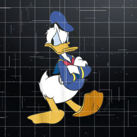 Disney Mickey And Friends Donald Duck Traditional Portrait Shirt PNG, DTF, DTG, Sublimation Design