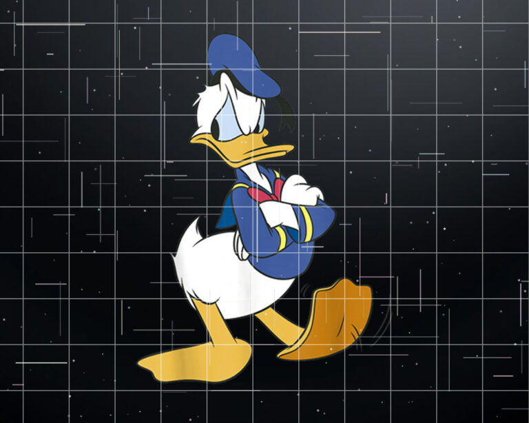 Disney Mickey And Friends Donald Duck Traditional Portrait Shirt PNG, DTF, DTG, Sublimation Design