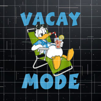 Disney Mickey And Friends Donald Vacay Mode Big Chest  Shirt PNG, DTF, DTG, Sublimation Design