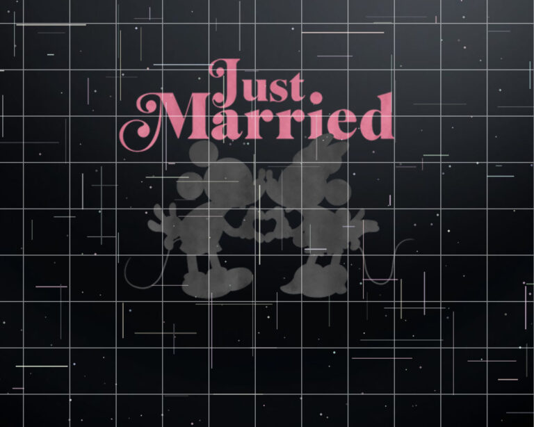 Disney Mickey And Friends Mickey  Minnie Just Married Shirt PNG, DTF, DTG, Sublimation Design