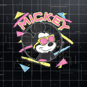 Disney Mickey And Friends Mickey Mouse 90s Portrait Shirt PNG, DTF, DTG, Sublimation Design