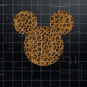 Disney Mickey And Friends Mickey Mouse Cheetah Print Shirt PNG, DTF, DTG, Sublimation Design