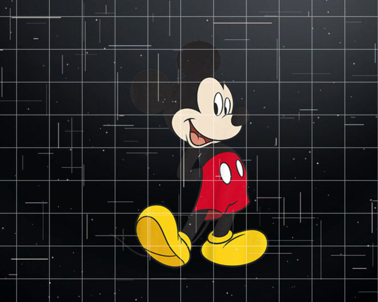 Disney Mickey And Friends Mickey Mouse Classic Pose Youth Shirt PNG, DTF, DTG, Sublimation Design