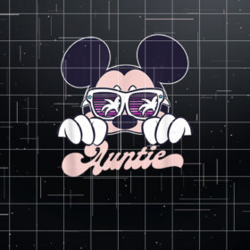 Disney Mickey And Friends Mickey Summer Vibes Auntie  Shirt PNG, DTF, DTG, Sublimation Design