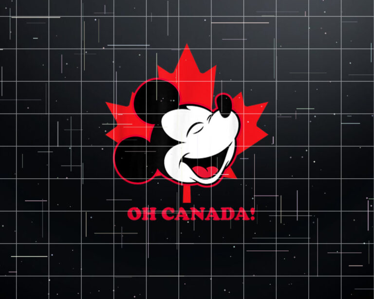 Disney Mickey And Friends Oh Canada Classic Mickey Face Shirt PNG, DTF, DTG, Sublimation Design