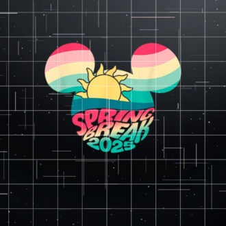 Disney Mickey And Friends Spring Break 2025 Mickey Big  Shirt PNG, DTF, DTG, Sublimation Design