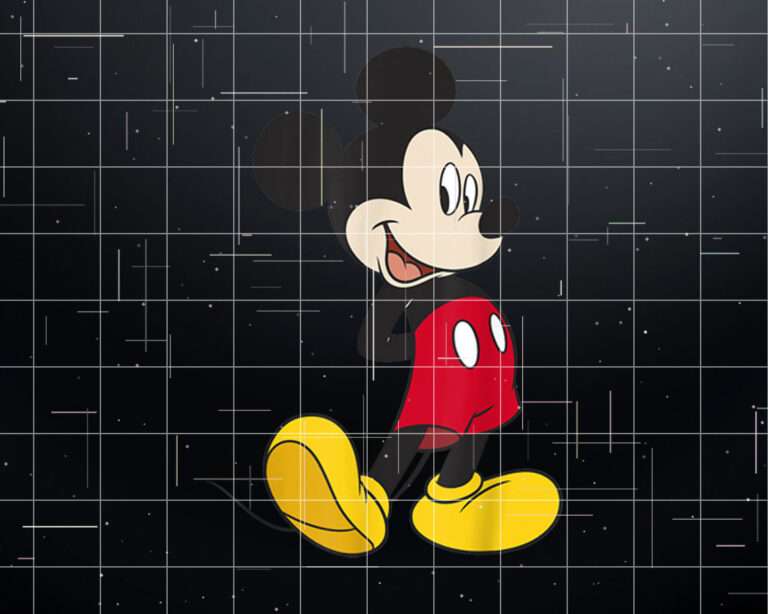 Disney Mickey And Friends Traditional Mickey Mouse Portrait Shirt PNG, DTF, DTG, Sublimation Design