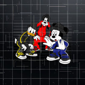 Disney Mickey Donald  Goofy In Street Wear Shirt PNG, DTF, DTG, Sublimation Design