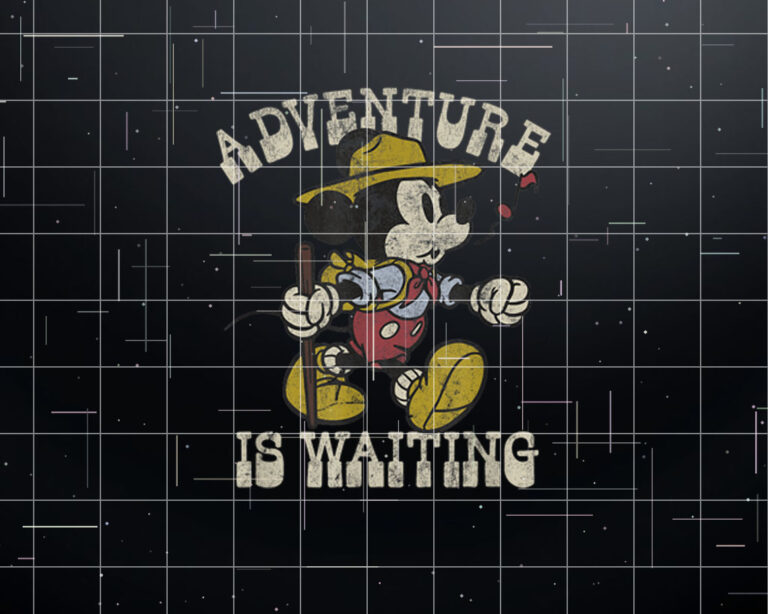 Disney Mickey  Friends Camping Mickey Adventure Is Waiting Shirt PNG, DTF, DTG, Sublimation Design