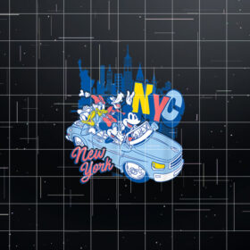 Disney  Mickey  Friends  Destination New York Shirt PNG, DTF, DTG, Sublimation Design