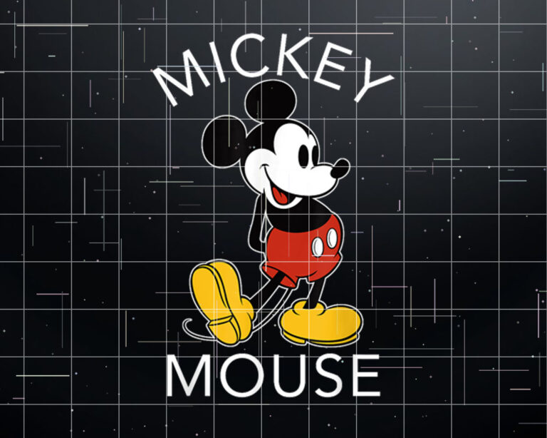 Disney Mickey Mouse Classic Portrait Shirt PNG, DTF, DTG, Sublimation Design