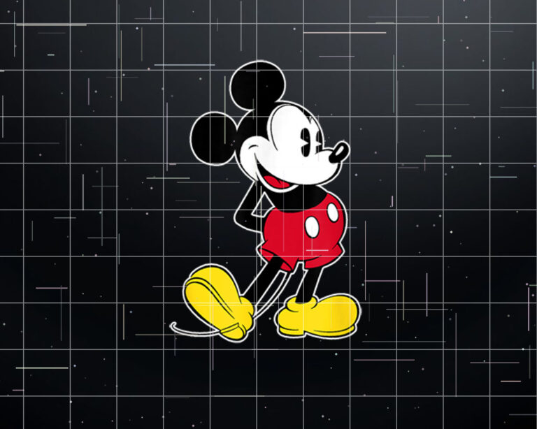Disney Mickey Mouse Classic Pose Shirt PNG, DTF, DTG, Sublimation Design