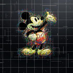 Disney Mickey Mouse Scribble Shirt PNG, DTF, DTG, Sublimation Design
