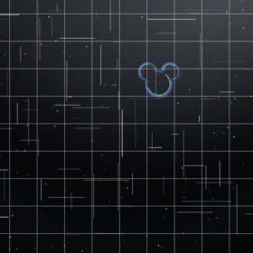 Disney Mickey and Friends Mickey Neon Outline Front  Back Shirt PNG, DTF, DTG, Sublimation Design