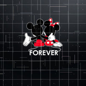 Disney Mickey and Minnie Mouse Silhouettes Forever Shirt PNG, DTF, DTG, Sublimation Design