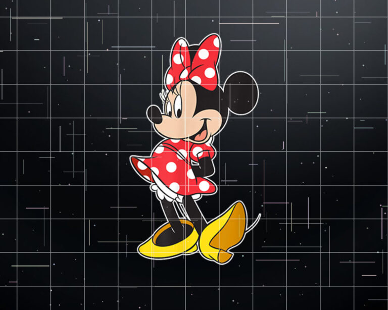 Disney Minnie Mouse Classic Pose Shirt PNG, DTF, DTG, Sublimation Design