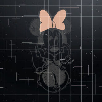 Disney Minnie Mouse Classic Sketch Cute Vintage Portrait Shirt PNG, DTF, DTG, Sublimation Design