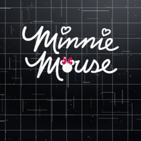 Disney Minnie Mouse Script Shirt PNG, DTF, DTG, Sublimation Design
