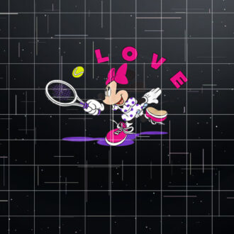 Disney Minnie Mouse Sports Love Tennis Player Shirt PNG, DTF, DTG, Sublimation Design