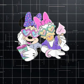 Disney  Minnie Mouse and Daisy Shirt PNG, DTF, DTG, Sublimation Design