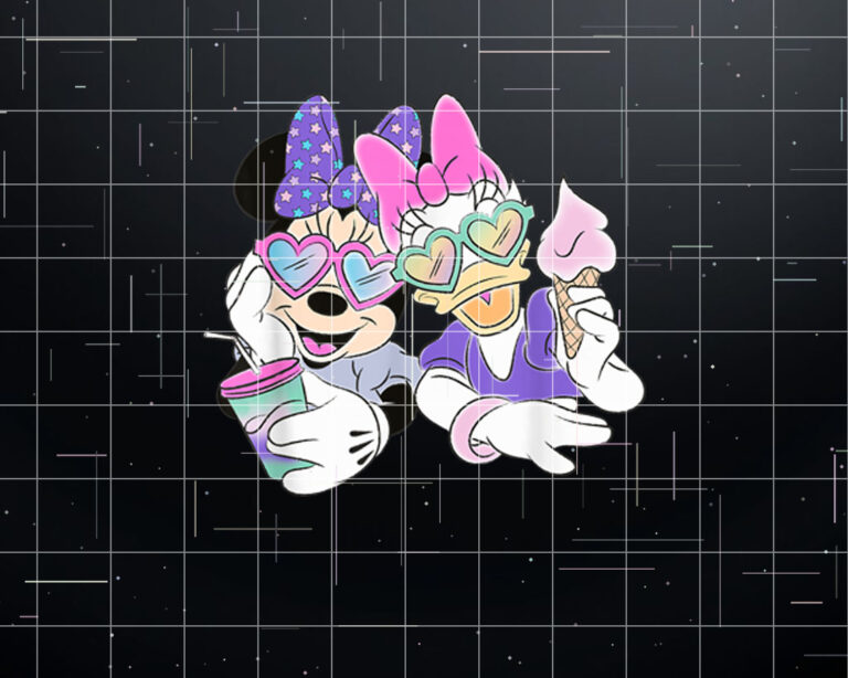 Disney  Minnie Mouse and Daisy Shirt PNG, DTF, DTG, Sublimation Design