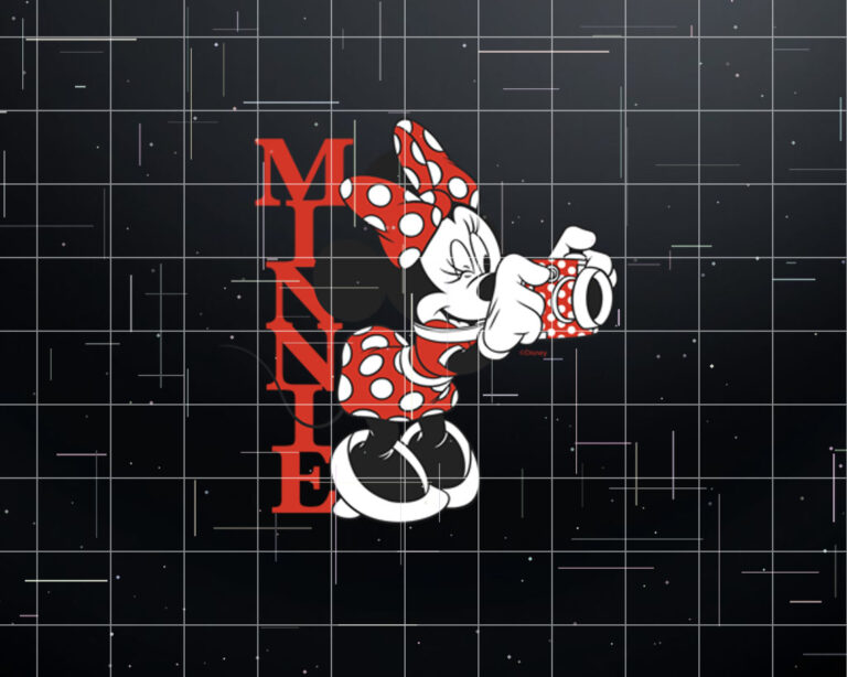 Disney Minnie Mouse with Camera Polka Dot Day Vintage  Shirt PNG, DTF, DTG, Sublimation Design
