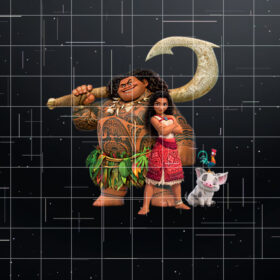 Disney Moana 2 Maui Pua Heihei Ready for a New Adventure Shirt PNG, DTF, DTG, Sublimation Design