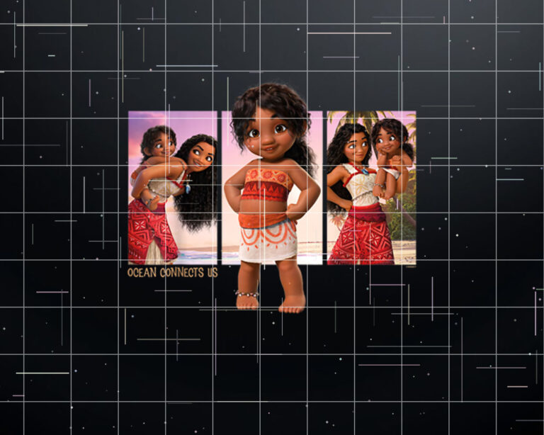 Disney Moana 2 Sisters Simea and Moana Ocean Connects Us Shirt PNG, DTF, DTG, Sublimation Design