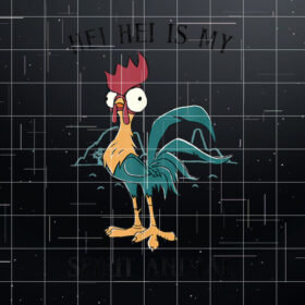 Disney Moana Hei Hei Is My Spirit Animal Portrait Shirt PNG, DTF, DTG, Sublimation Design