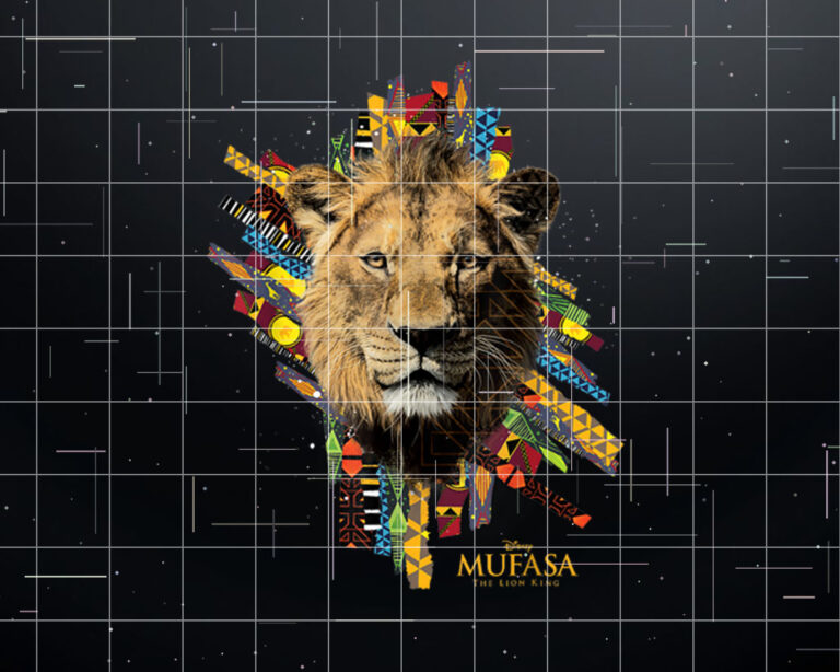 Disney Mufasa The Lion King Movie Face and Textile Patterns Shirt PNG, DTF, DTG, Sublimation Design