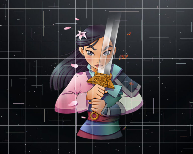 Disney Mulan Anime Half Girl Half Warrior Graphic Shirt PNG, DTF, DTG, Sublimation Design