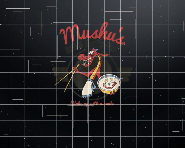 Disney Mulan Mushus Bed  Breakfast Poster Shirt PNG, DTF, DTG, Sublimation Design