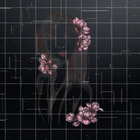 Disney Mulan Sketched Floral Hair Portrait Graphic Shirt PNG, DTF, DTG, Sublimation Design