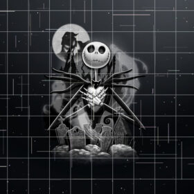 Disney Nightmare Before Christmas Jack Night Scene Shirt PNG, DTF, DTG, Sublimation Design