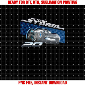 Disney Pixar Cars Jackson Storm 20 Shirt PNG, DTF, DTG, Sublimation Design