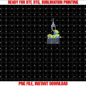 Disney Pixar Toy Story Aliens Claw Machine Pocket Shirt PNG, DTF, DTG, Sublimation Design