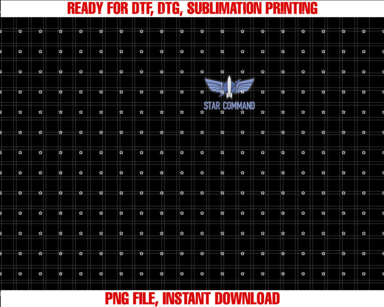 Disney Pixar Toy Story Buzz Lightyear Star Command Badge Shirt PNG, DTF, DTG, Sublimation Design