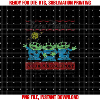 Disney Pixar Toy Story Pizza Planet Aliens  Shirt PNG, DTF, DTG, Sublimation Design