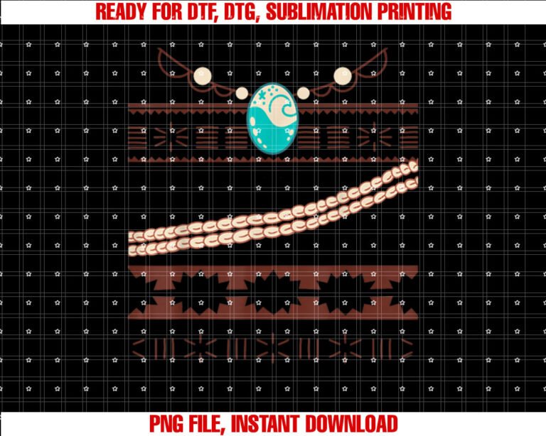 Disney Princess Moana Tropical Island Adventure Costume Shirt PNG, DTF, DTG, Sublimation Design