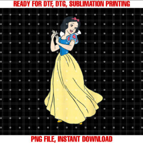 Disney Princess Snow White Classic Shirt PNG, DTF, DTG, Sublimation Design