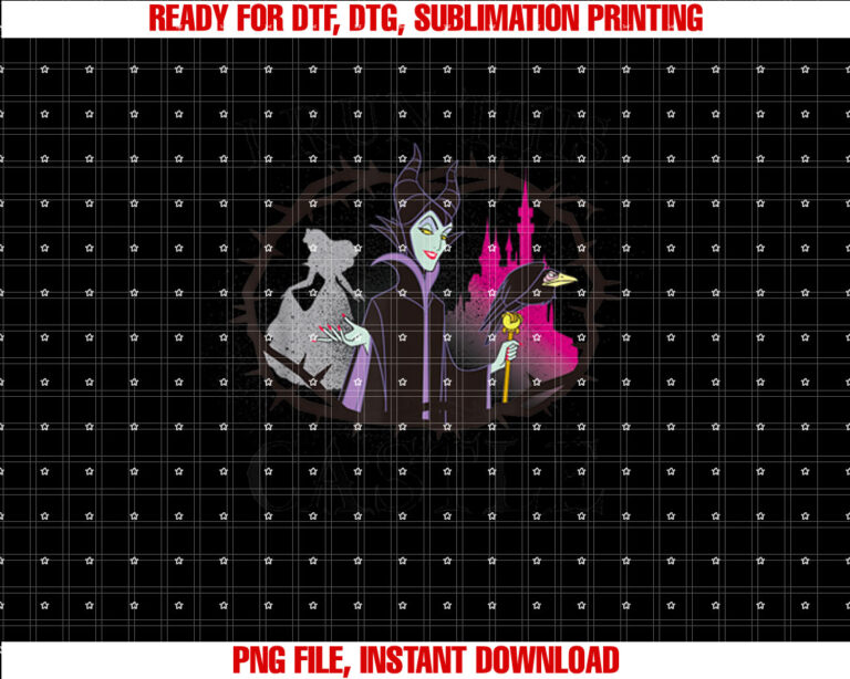 Disney Sleeping Beauty Maleficent Runs This Castle Shirt PNG, DTF, DTG, Sublimation Design