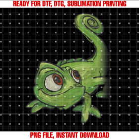 Disney Tangled Pascal Sketch Shirt PNG, DTF, DTG, Sublimation Design