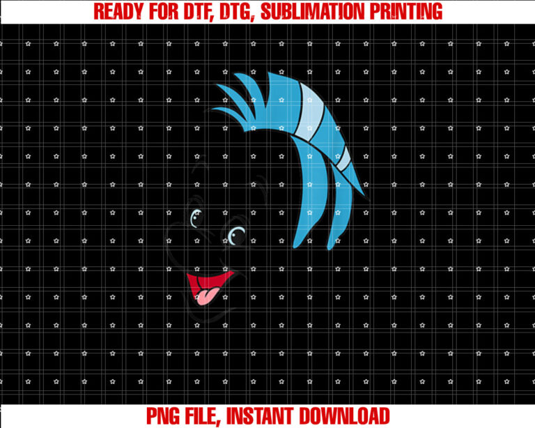 Disney The Little Mermaid Flounder Big Face Shirt PNG, DTF, DTG, Sublimation Design