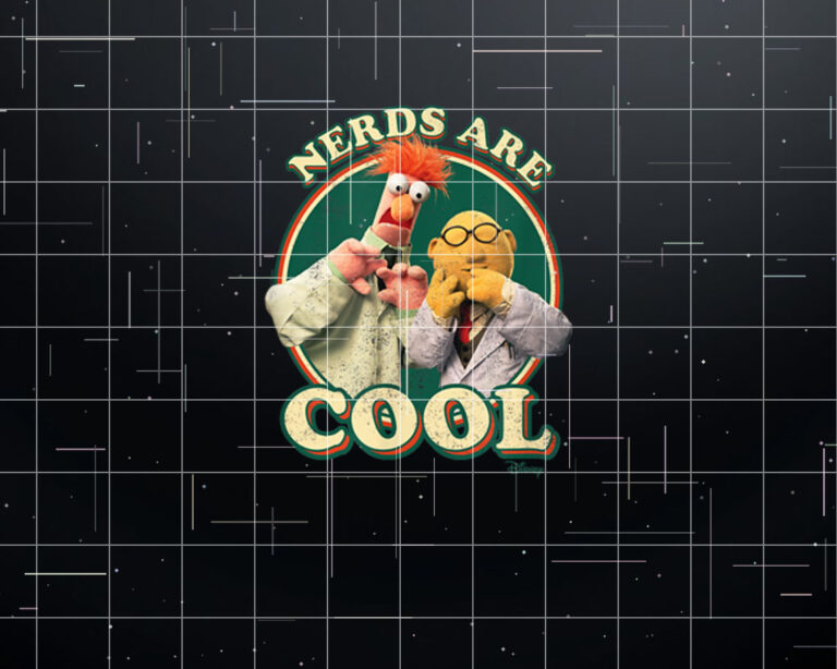 Disney  The Muppets Nerds Are Cool Shirt PNG, DTF, DTG, Sublimation Design