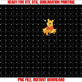 Disney Winnie the Pooh Hunny in My Pocket Shirt PNG, DTF, DTG, Sublimation Design