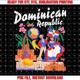 Dominican Republic Fancy Dress Ideas For Kids Dominican Shirt PNG, DTF, DTG, Sublimation Design
